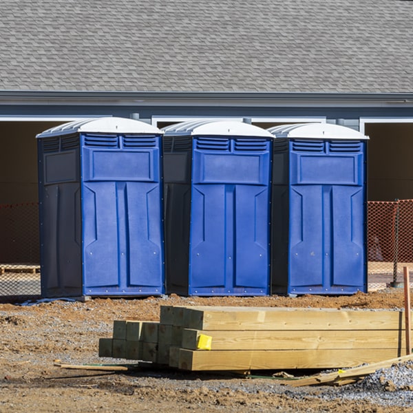 are there any restrictions on where i can place the porta potties during my rental period in Collinsville